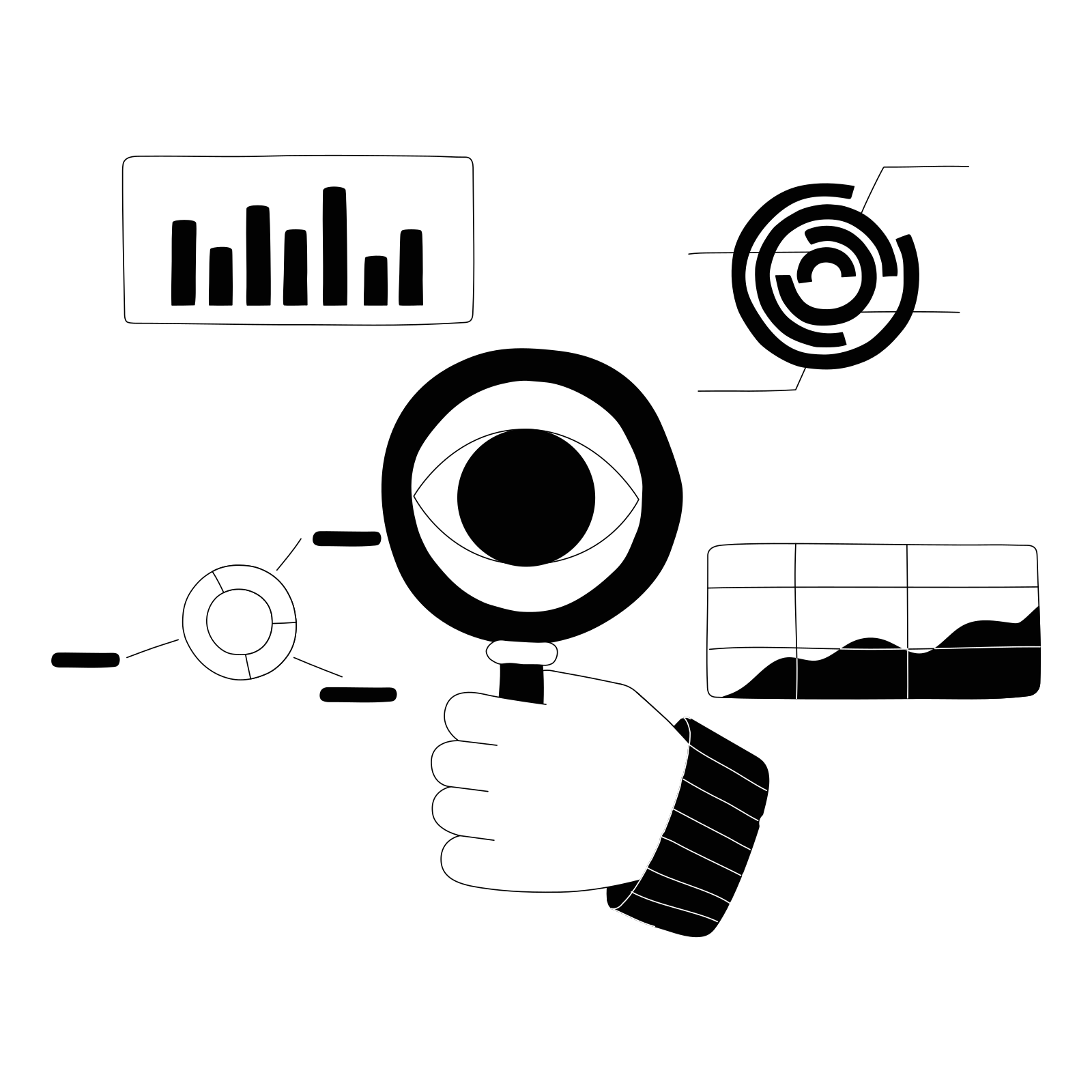 Website Statistics Infographic